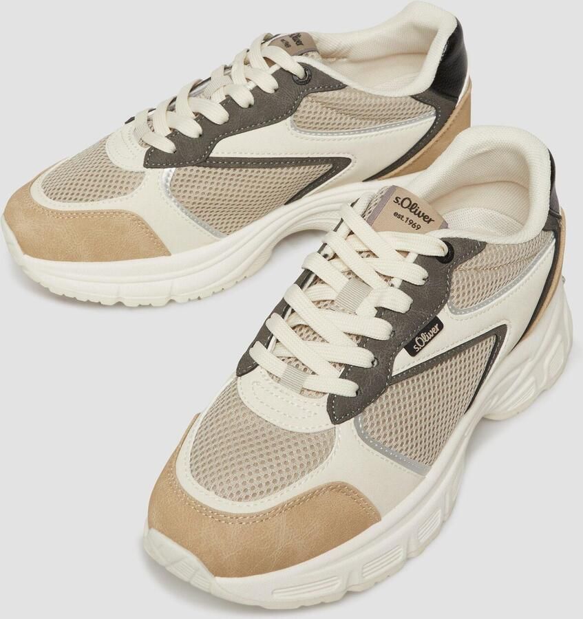 S.Oliver Sneakers laag camel ecru lichtbruin - Foto 2