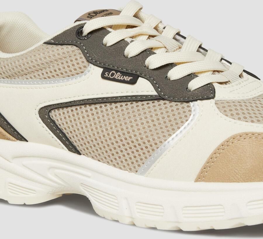 S.Oliver Sneakers laag camel ecru lichtbruin - Foto 3