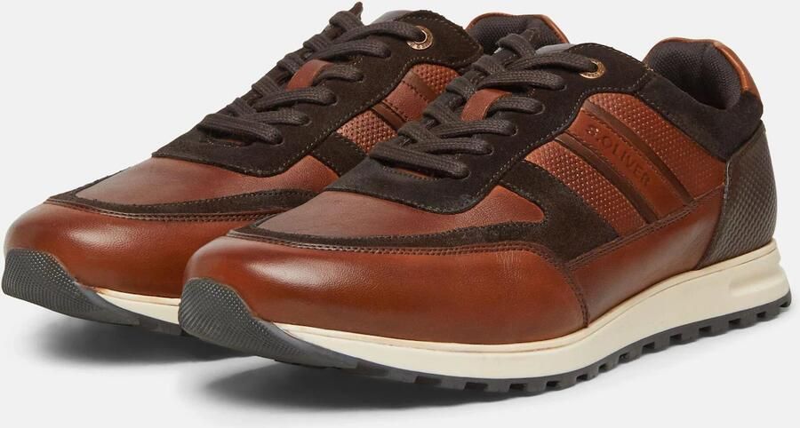 S.Oliver Sneakers laag cognac donkerbruin - Foto 5