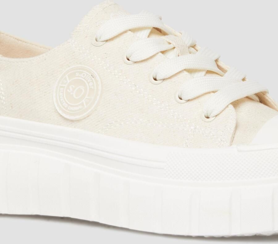 S.Oliver female Textielen sneaker met plateauzool - Foto 2