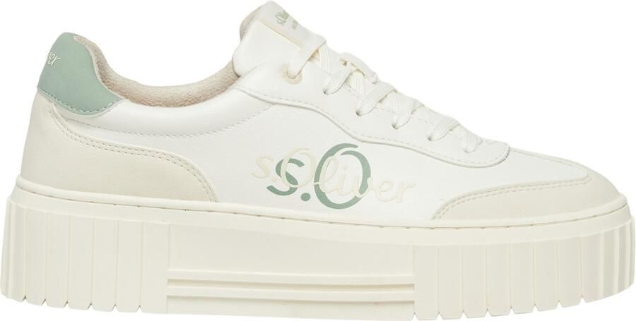 S.Oliver female Trainers met plateauzool en logodetail - Foto 2