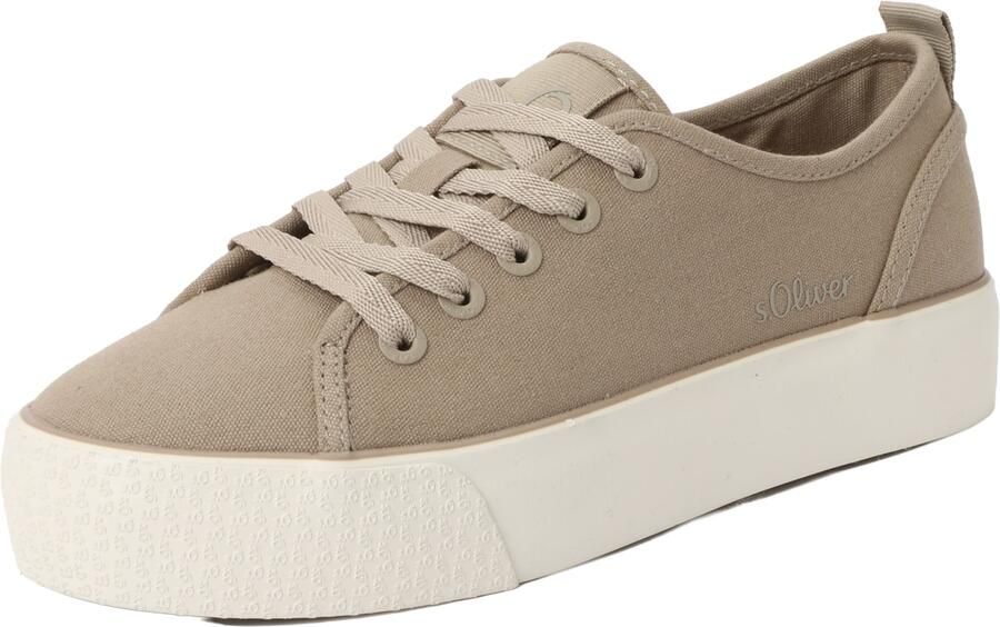 S.Oliver female Nette sneaker met plateauzool - Foto 2