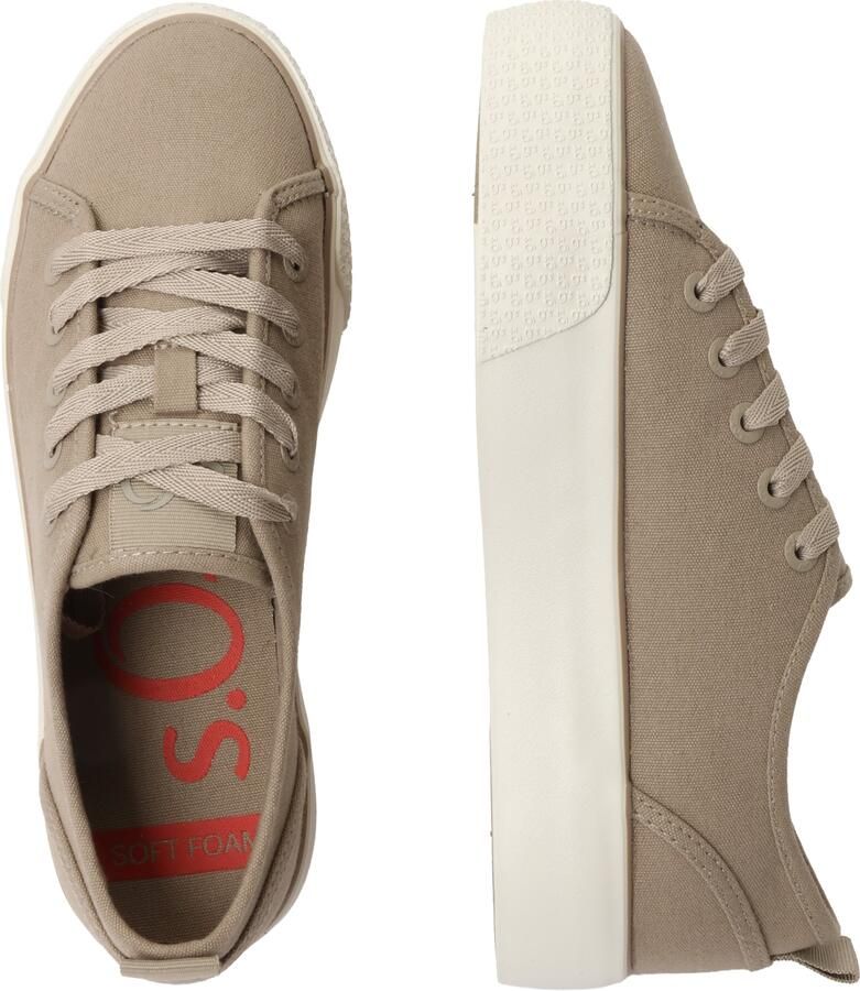 S.Oliver female Nette sneaker met plateauzool - Foto 3