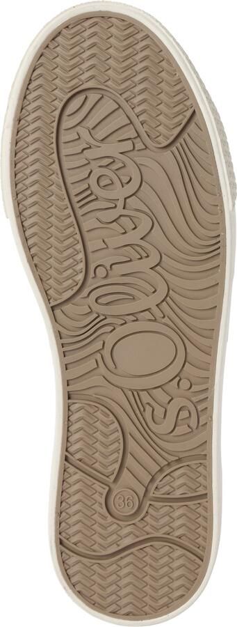 S.Oliver female Nette sneaker met plateauzool - Foto 4