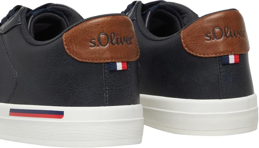 S.Oliver Sneakers laag donkerblauw karamel - Foto 2