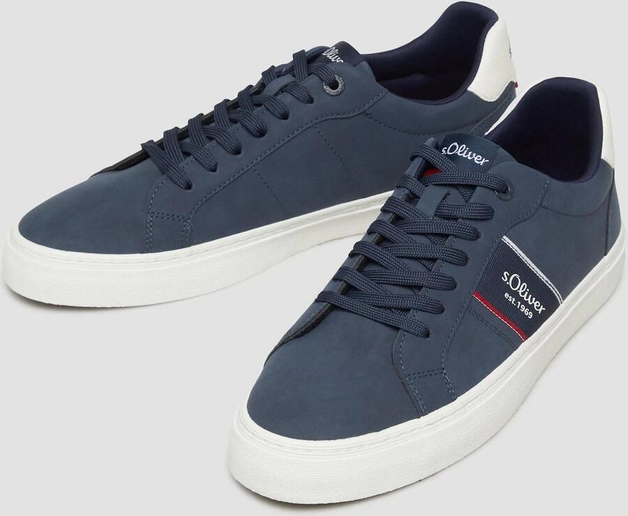 S.Oliver Sneakers laag donkerblauw wit - Foto 2