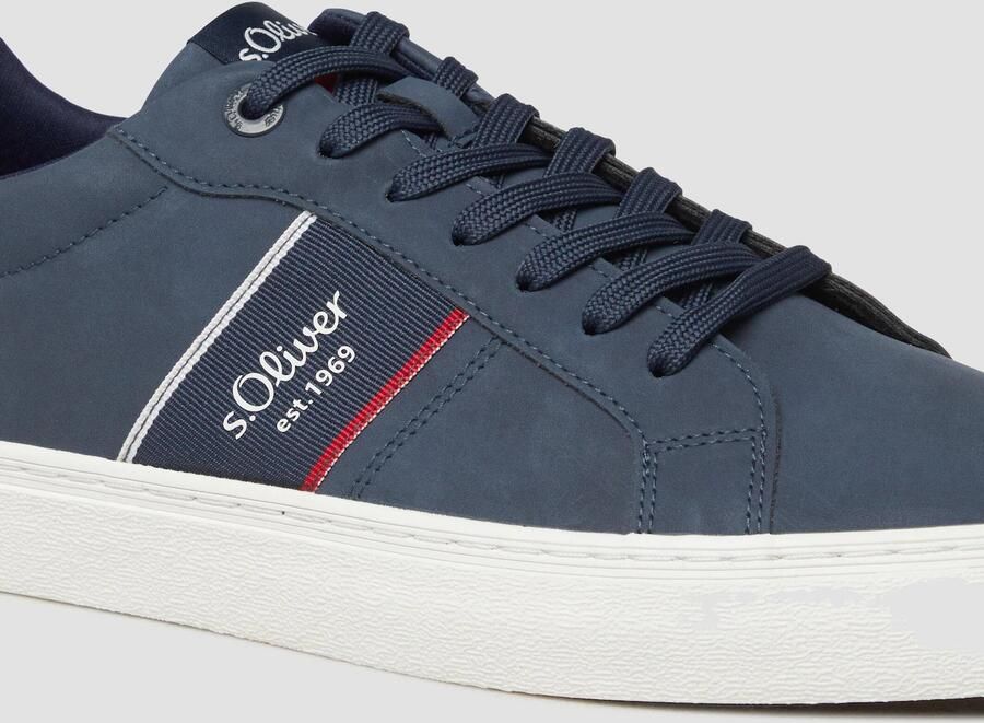 S.Oliver Sneakers laag donkerblauw wit - Foto 3