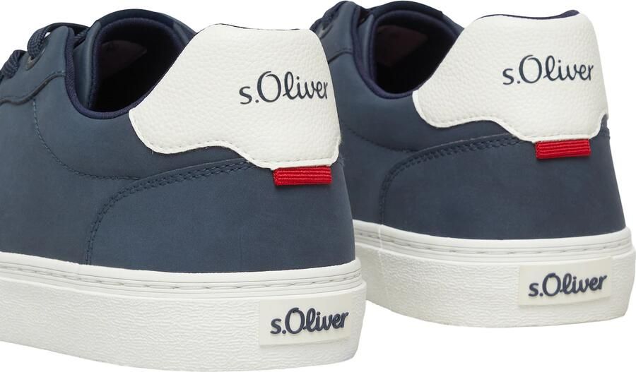 S.Oliver Sneakers laag donkerblauw wit - Foto 4
