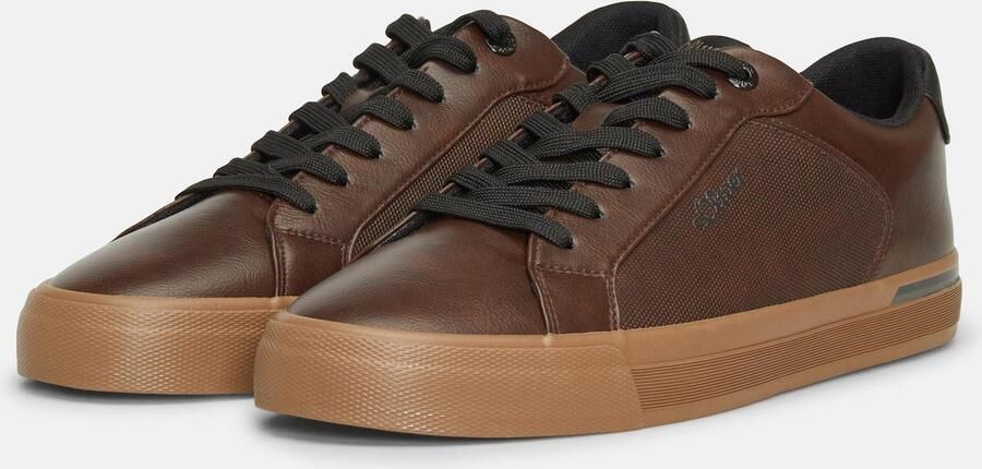 S.Oliver Sneakers laag donkerbruin