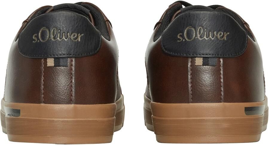S.Oliver Sneakers laag donkerbruin - Foto 3