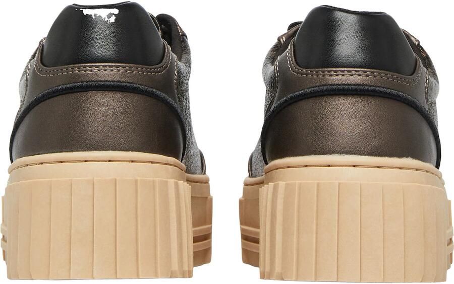 S.Oliver Women Shoes imitatieleren sneakers met panterprint grijs - Foto 6