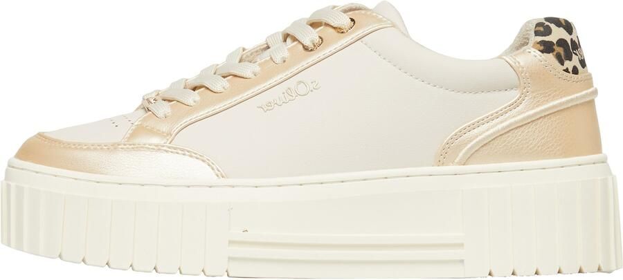 S.Oliver female Trainers met plateauzool en leo-detail - Foto 2