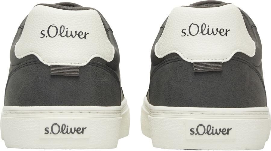 S.Oliver Sneakers laag grijs wit - Foto 3
