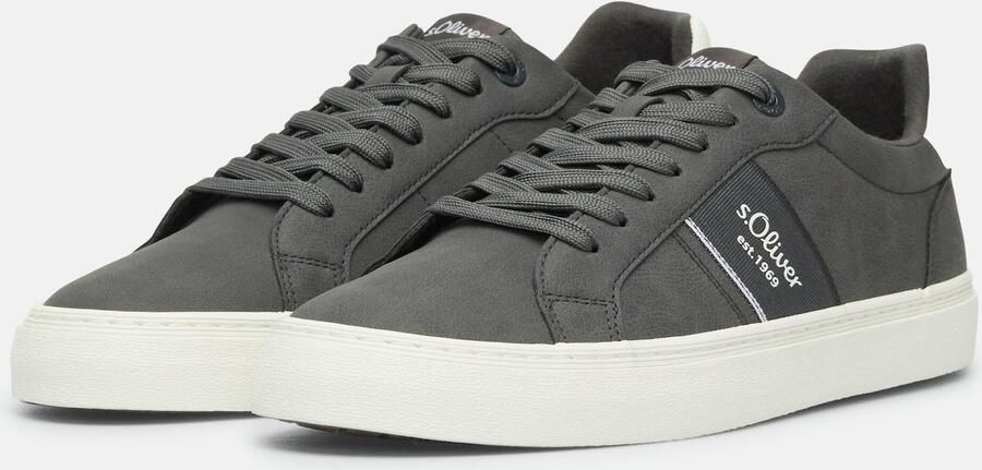 S.Oliver Sneakers laag grijs wit - Foto 4