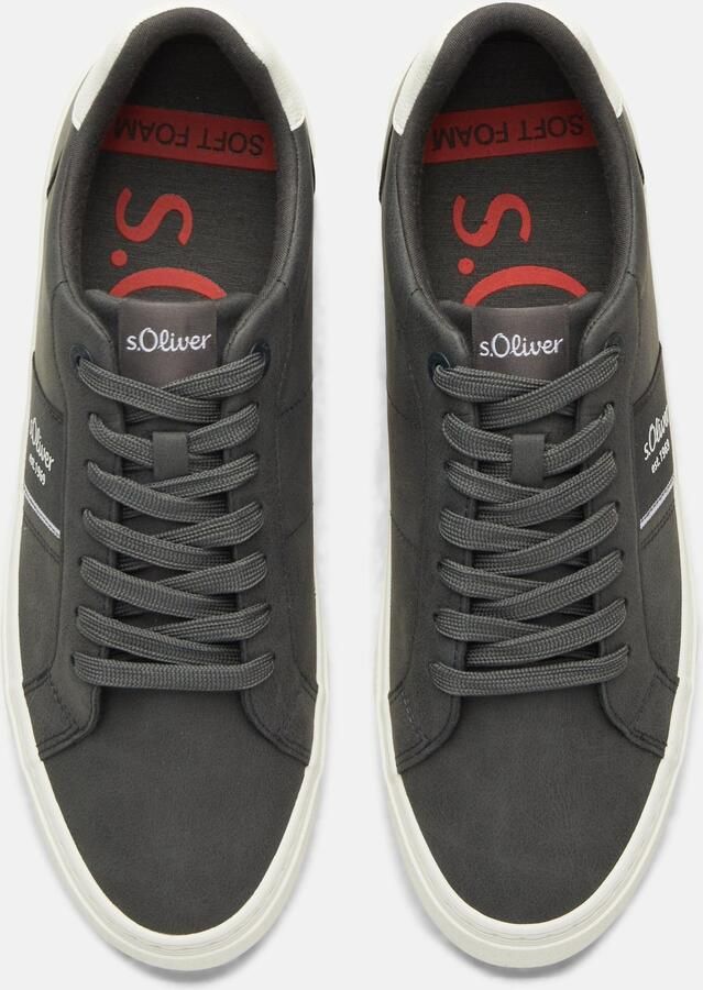 S.Oliver Sneakers laag grijs wit - Foto 2