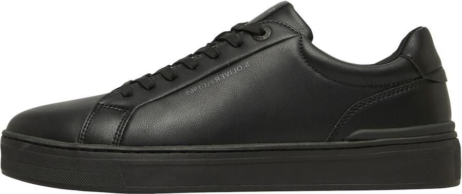 S.Oliver Sneakers laag grijs zwart - Foto 5