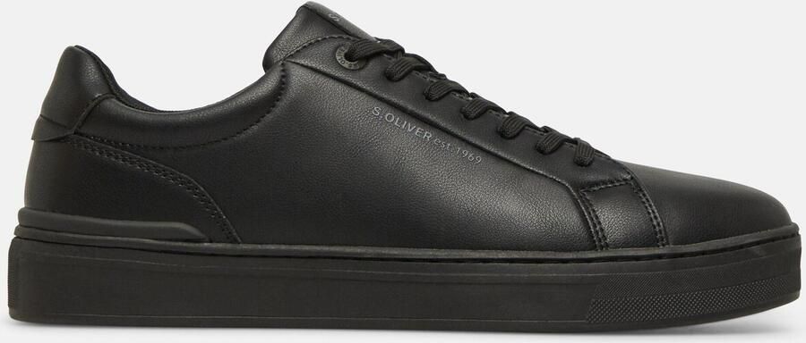 S.Oliver Sneakers laag grijs zwart - Foto 4