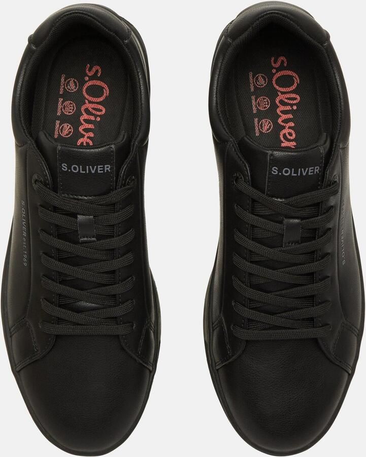 S.Oliver Sneakers laag grijs zwart - Foto 2