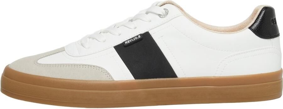 S.Oliver Sneakers laag grijs zwart wit