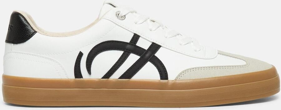 S.Oliver male Sneaker in leerlook met artwork-details - Foto 5