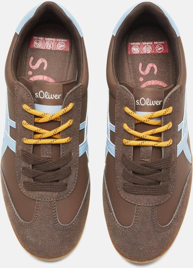 S.Oliver female Sneaker in een mix van materialen met logo-opschrift - Foto 2