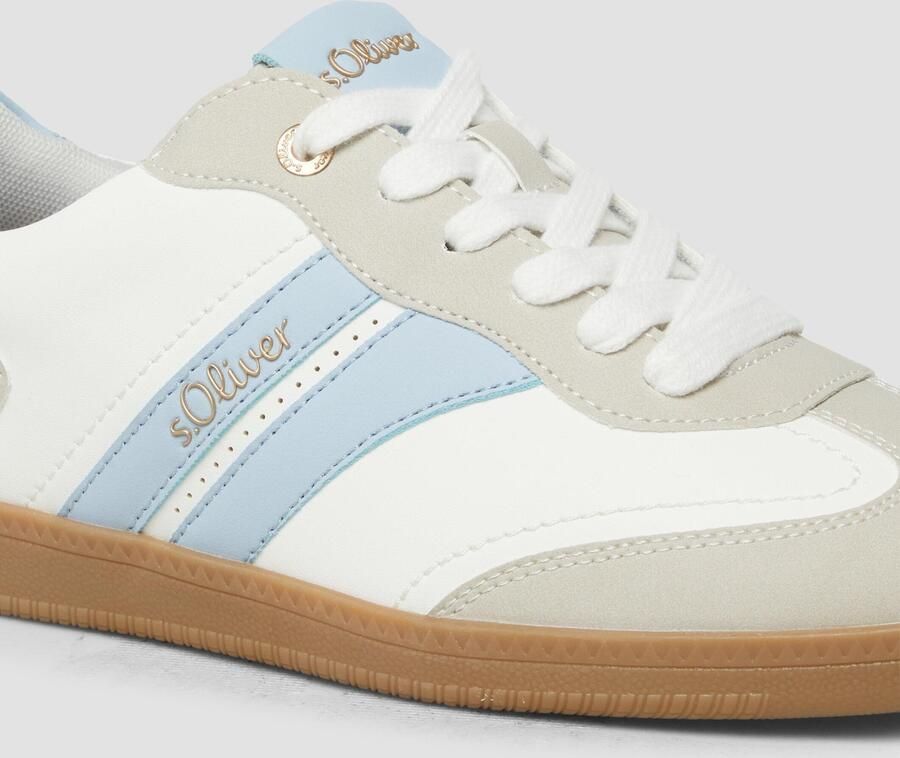 S.Oliver Sneakers laag lichtblauw lichtgrijs wit - Foto 2