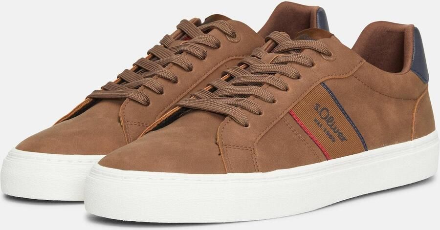 S.Oliver Sneakers laag marine ombergrijs rood