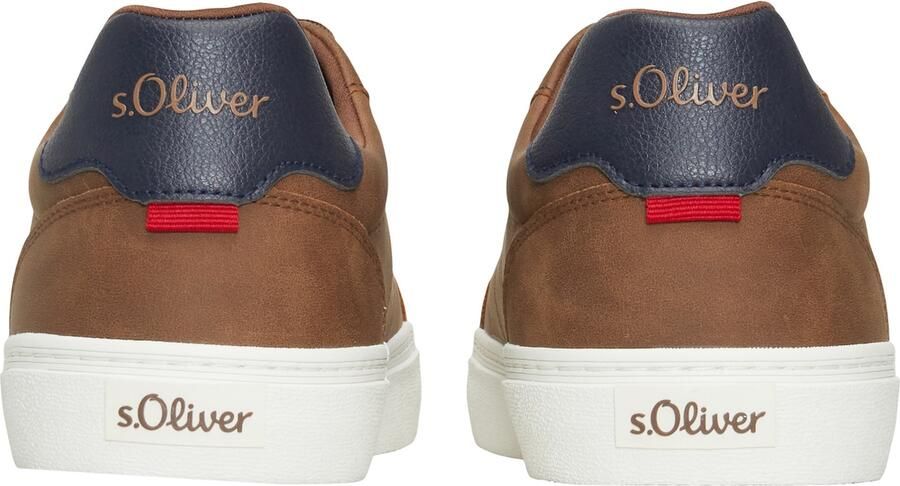S.Oliver Sneakers laag marine ombergrijs rood - Foto 3
