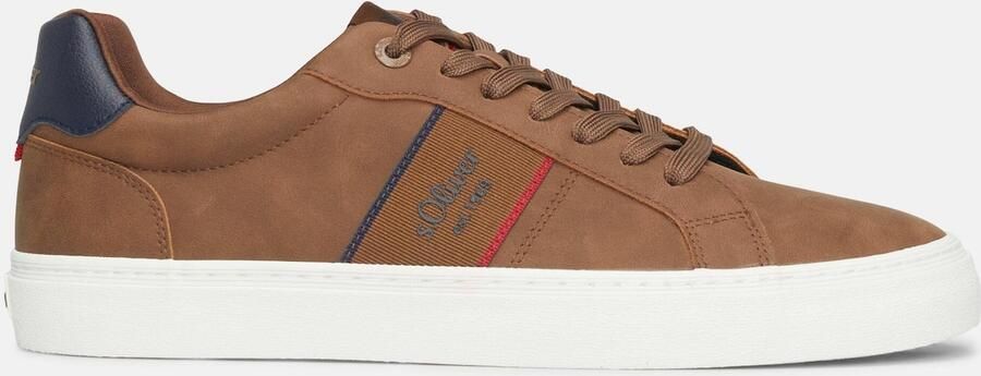 S.Oliver Sneakers laag marine ombergrijs rood - Foto 4