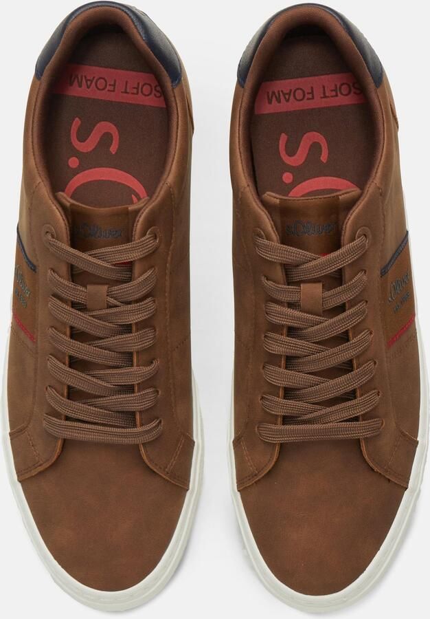 S.Oliver Sneakers laag marine ombergrijs rood - Foto 2
