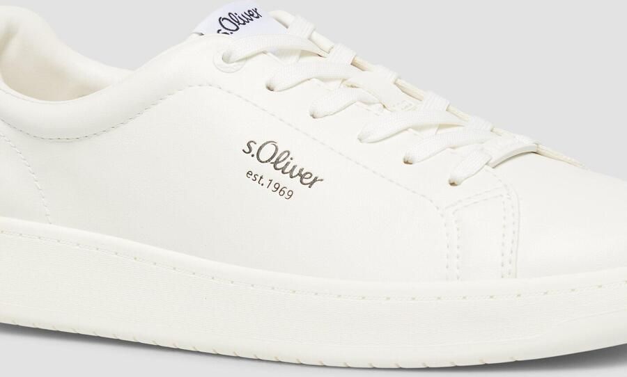 S.Oliver Sneakers laag mokka zwart wit - Foto 3