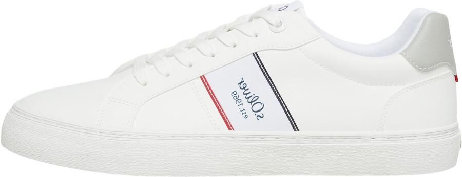 S.Oliver Sneakers laag navy lichtgrijs rood wit - Foto 5