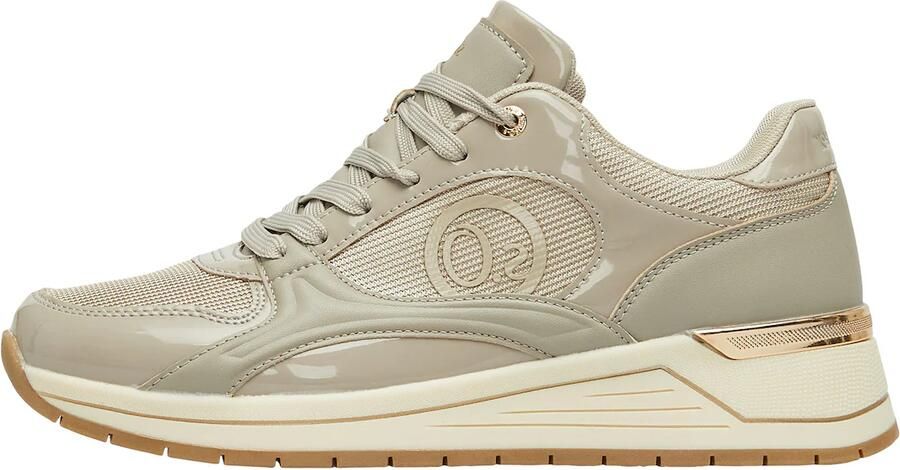 S.Oliver female Sneakers met leerlook en logodetail