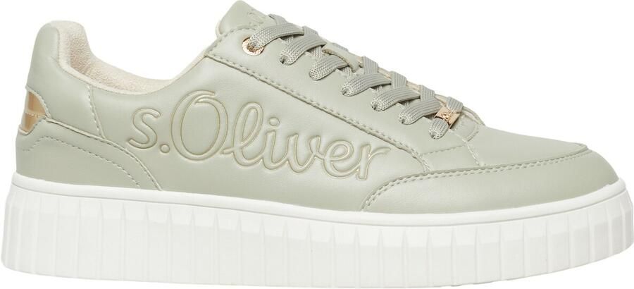 S.Oliver female Trainers met plateauzool
