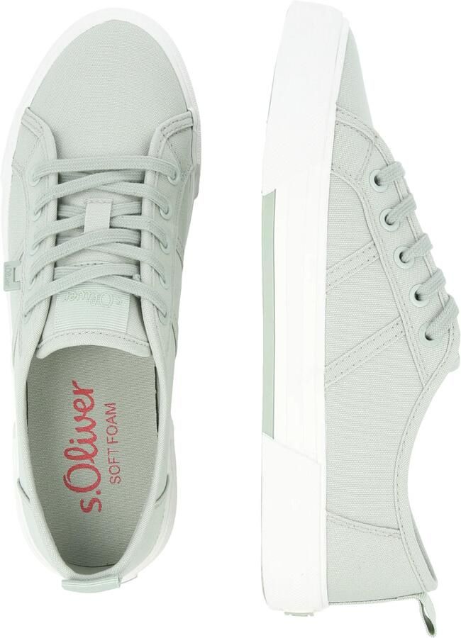 S.Oliver female Textielen sneaker met logoplaatje - Foto 3