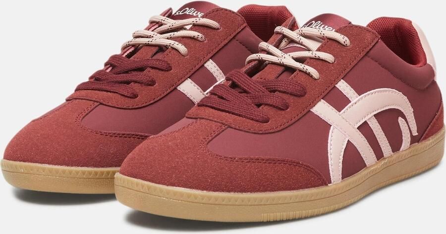 S.Oliver female Sneaker in een mix van materialen met logo-opschrift - Foto 4