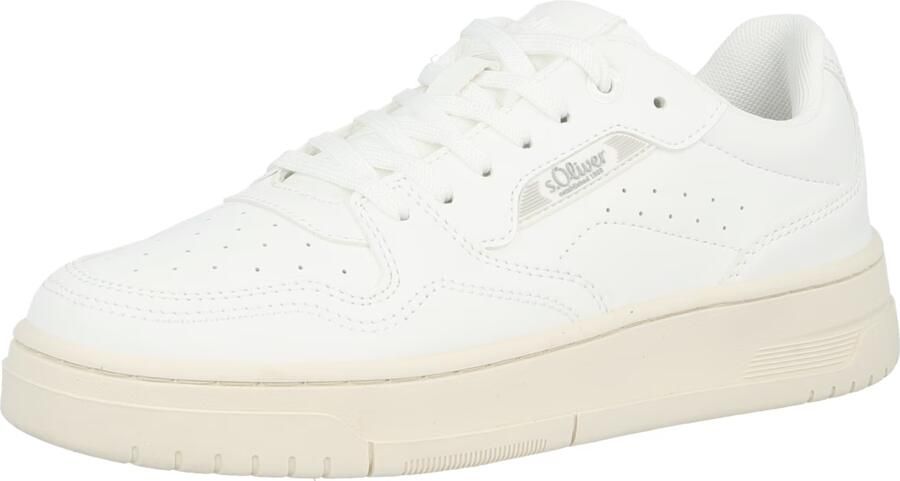 S.Oliver Women Shoes leren sneakers wit - Foto 4