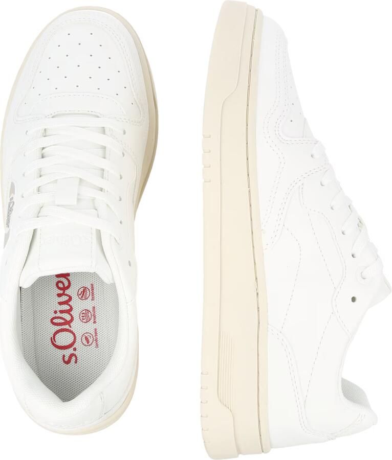 S.Oliver Women Shoes leren sneakers wit - Foto 5