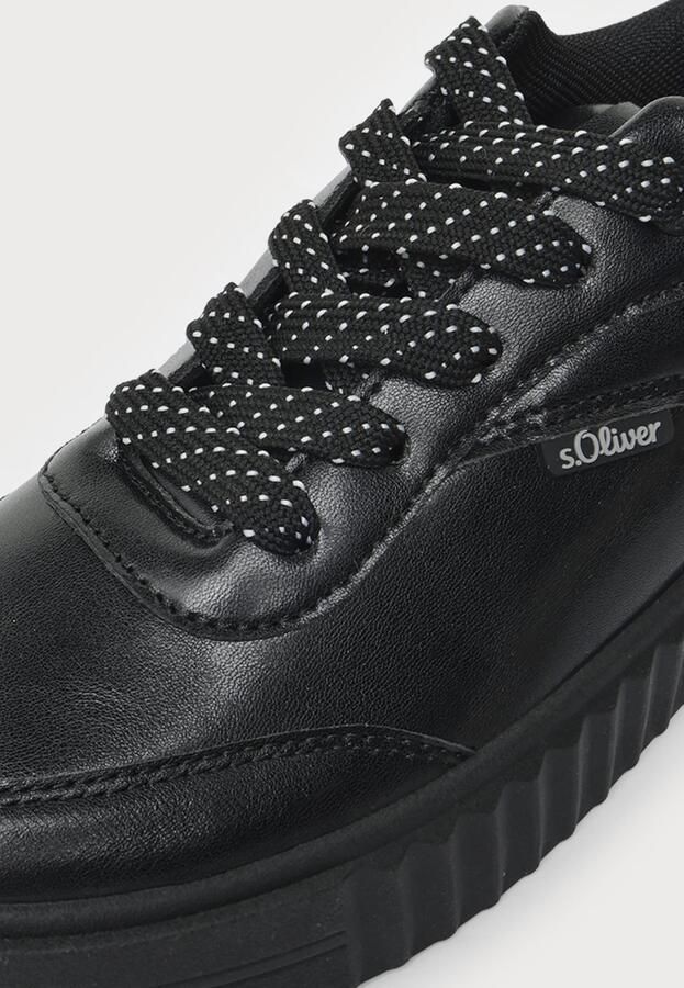 S.Oliver female Sneaker in leerlook met logodetail - Foto 4