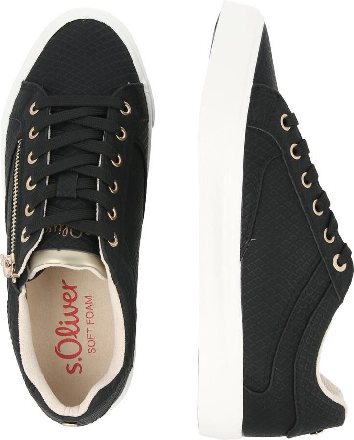 S.Oliver Sneakers laag zwart - Foto 2