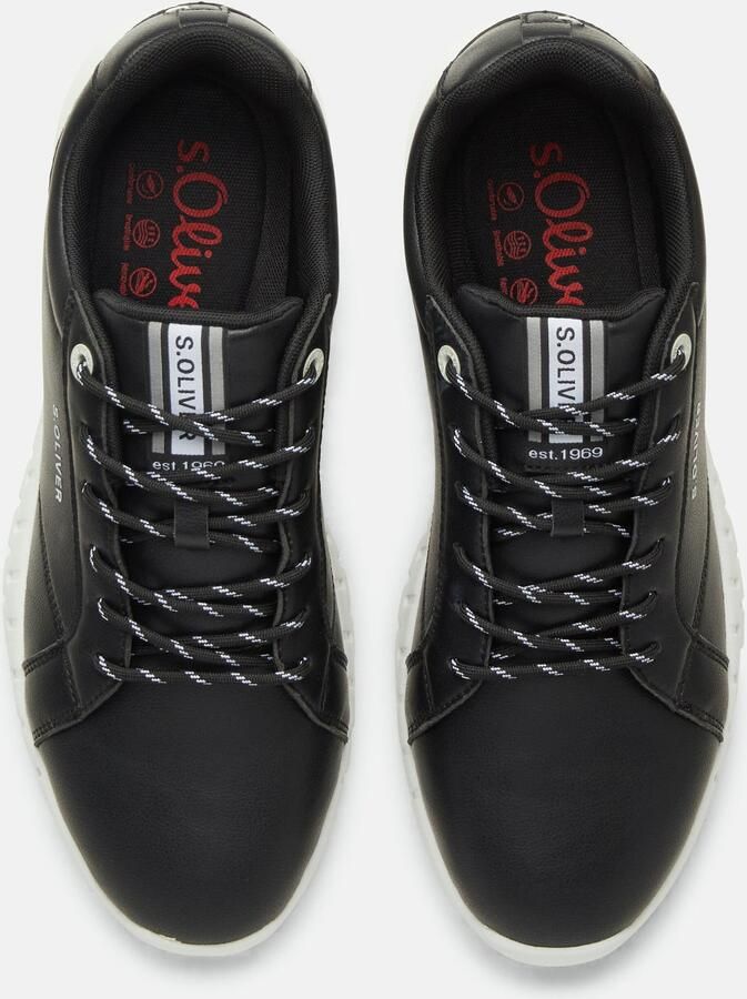S.Oliver Sneakers laag zwart wit - Foto 2