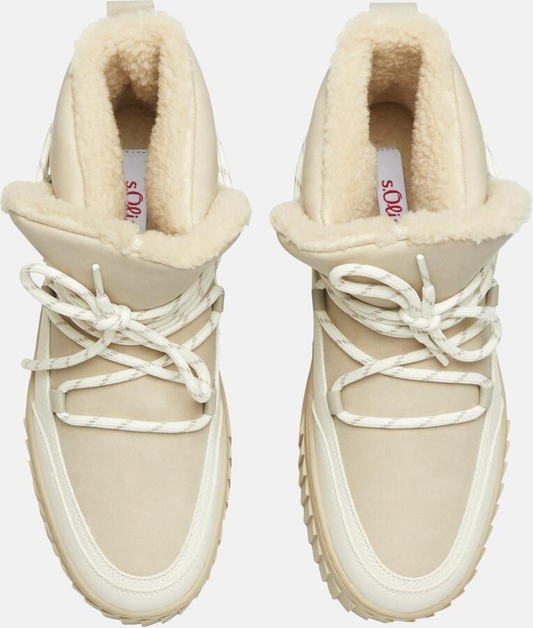S.Oliver Snowboots beige wit - Foto 3