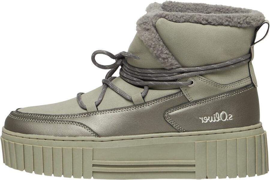 S.Oliver Snowboots olijfgroen mintgroen - Foto 5