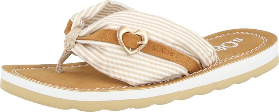 S.Oliver Teenslipper camel sand