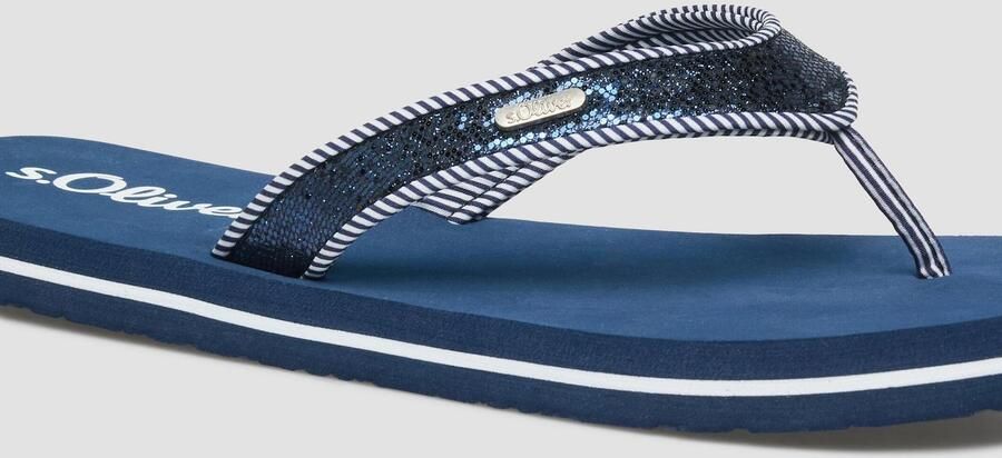 S.Oliver Teenslipper donkerblauw - Foto 4