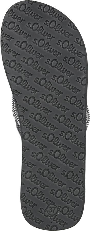 S.Oliver Teenslipper donkergrijs wit - Foto 3