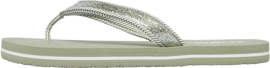 S.Oliver Teenslipper groen zilver