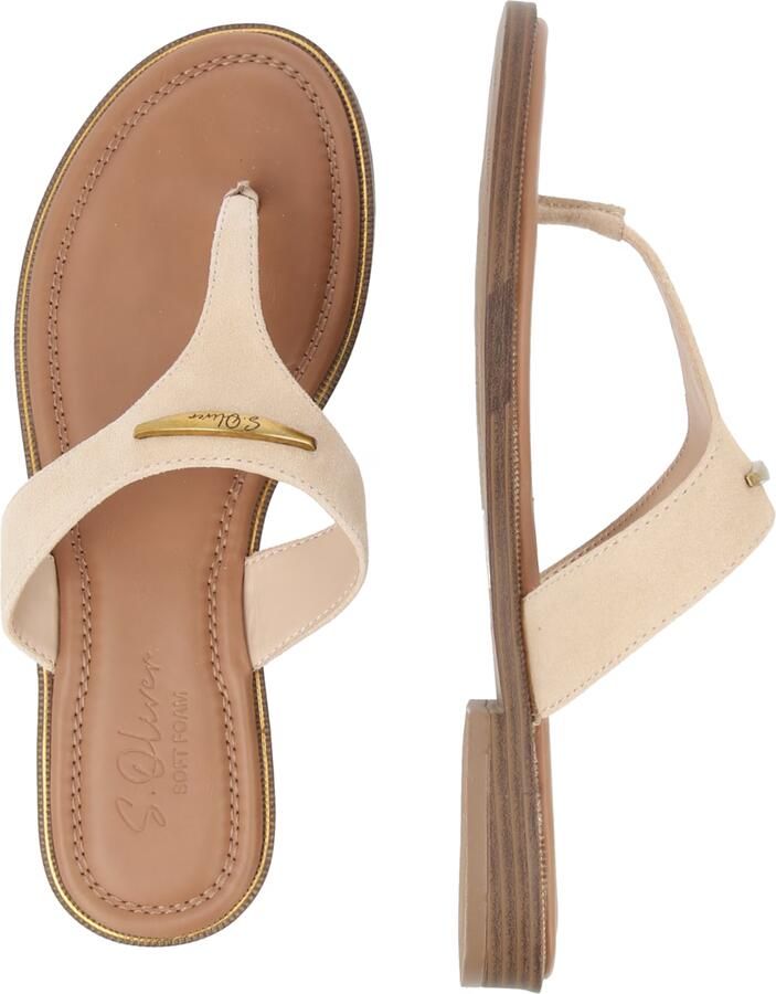 S.Oliver BLACK LABEL Sandaal lichtbeige - Foto 2
