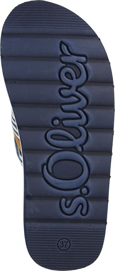 S.Oliver Teenslipper navy karamel wit - Foto 3
