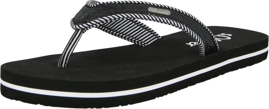 S.Oliver Teenslipper zwart wit